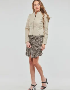 Discount Vero Moda - VMLOVE LAVINE SHORT COATED JACKET Beige
