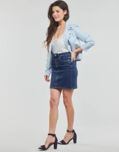 Vero Moda - VMLUNA HR DENIM SKIRT MIX GA BleuMedium Clearance