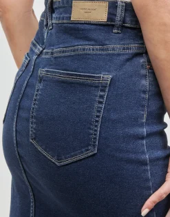 Vero Moda - VMLUNA HR DENIM SKIRT MIX GA BleuMedium Clearance