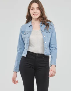 Vero Moda - VMLUNA LS SLIM DNM JACKET MIX GA NOOS BleuClair Outlet