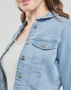 Vero Moda - VMLUNA LS SLIM DNM JACKET MIX GA NOOS BleuClair Outlet