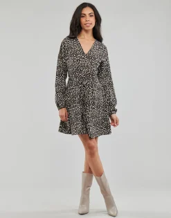 Hot Vero Moda - VMNAJA LS SHORT DRESS WVN GA NOOS Beige