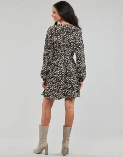 Hot Vero Moda - VMNAJA LS SHORT DRESS WVN GA NOOS Beige