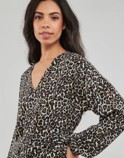 Hot Vero Moda - VMNAJA LS SHORT DRESS WVN GA NOOS Beige