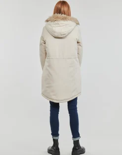 Online Vero Moda - VMTRACK AW23 PARKA COAT Beige