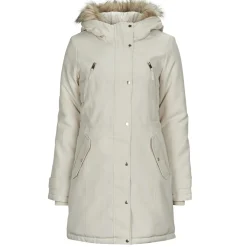 Online Vero Moda - VMTRACK AW23 PARKA COAT Beige