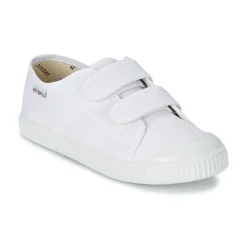 New Victoria - BLUCHER LONA DOS VELCROS Blanc