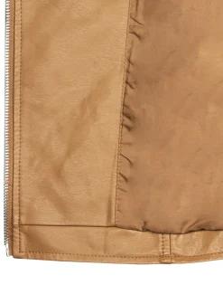 Vila - VICARA COATED JACKET Marron Hot