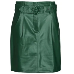 Best Vila - VICHOOSY HW COATED SKIRT Vert