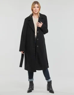 Clearance Vila - VIPOKO LONG BELT COAT Noir
