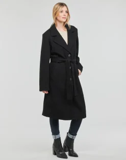 Clearance Vila - VIPOKO LONG BELT COAT Noir