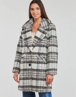 Vila - VIROY L/S COAT Multicolore Clearance