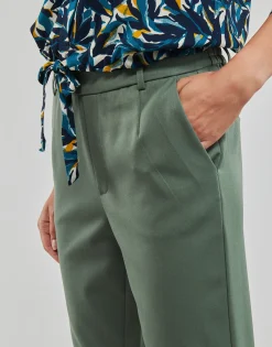 Vila - VIVARONE HW SLIM PANT Vert Online