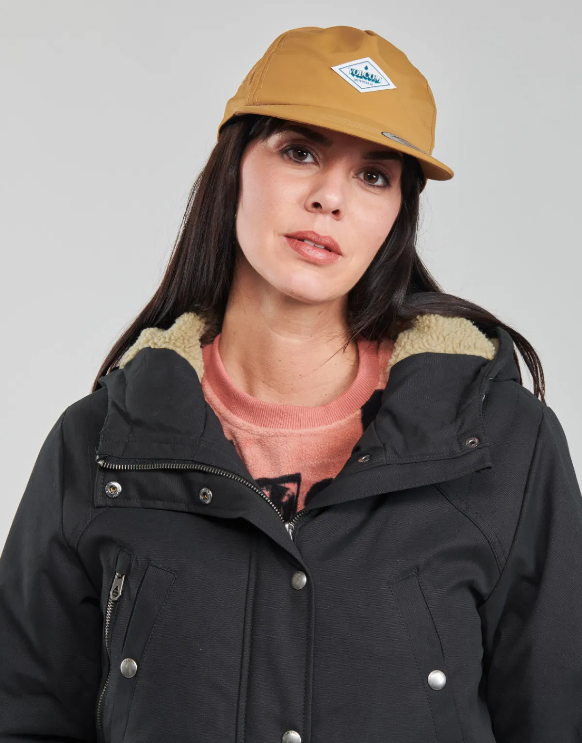 Clearance Volcom - WALK ON BY 5K PARKA Noir