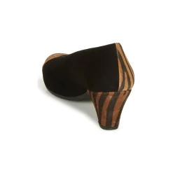 Wonders - I7601-ZEBRATO-CUERO-ANTE-NEGRO Marron Sale